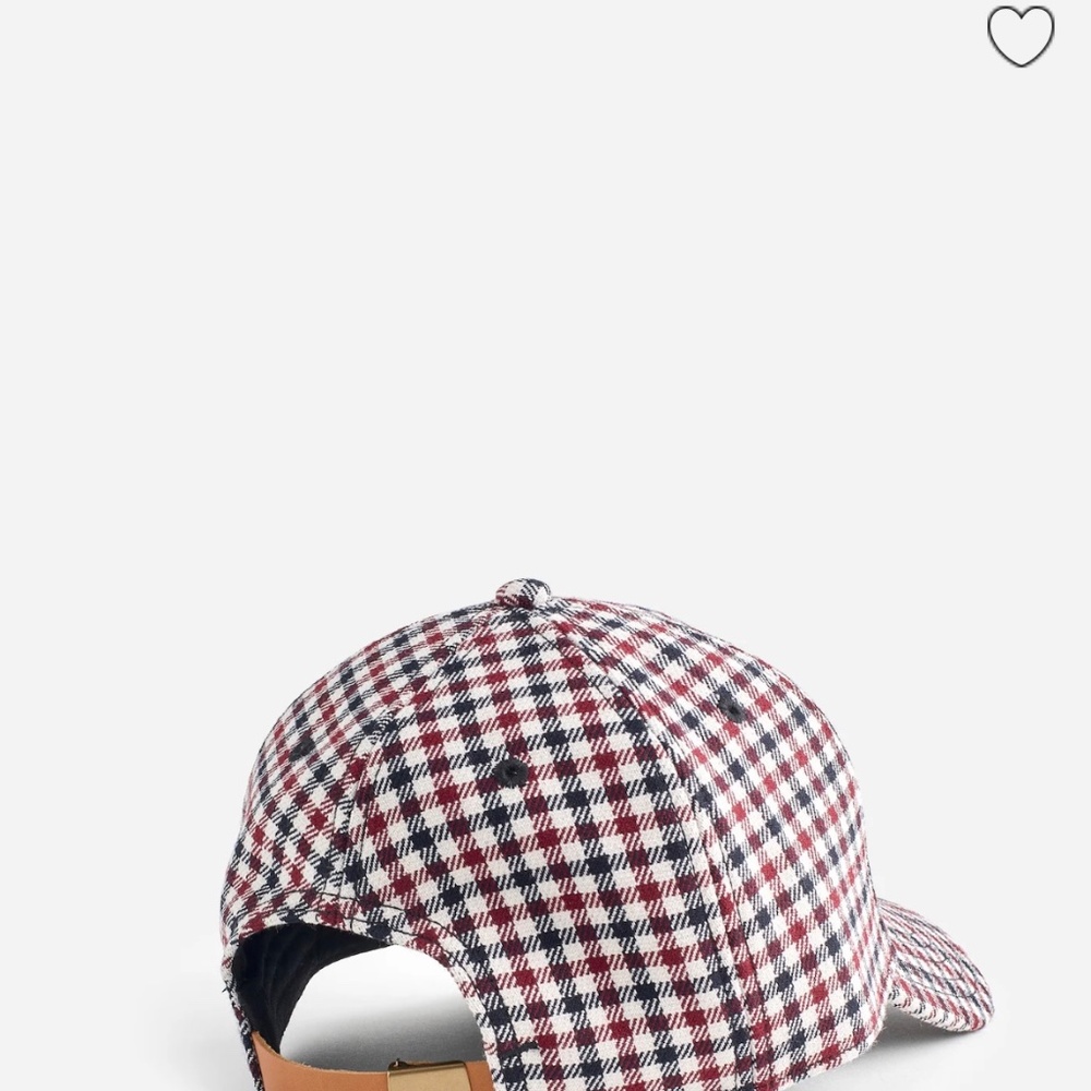 NWOT Madewell Houndstooth Baseball Hat - Picture 3 of 6